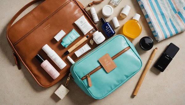 Les indispensables de la trousse de toilette femme en voyage
